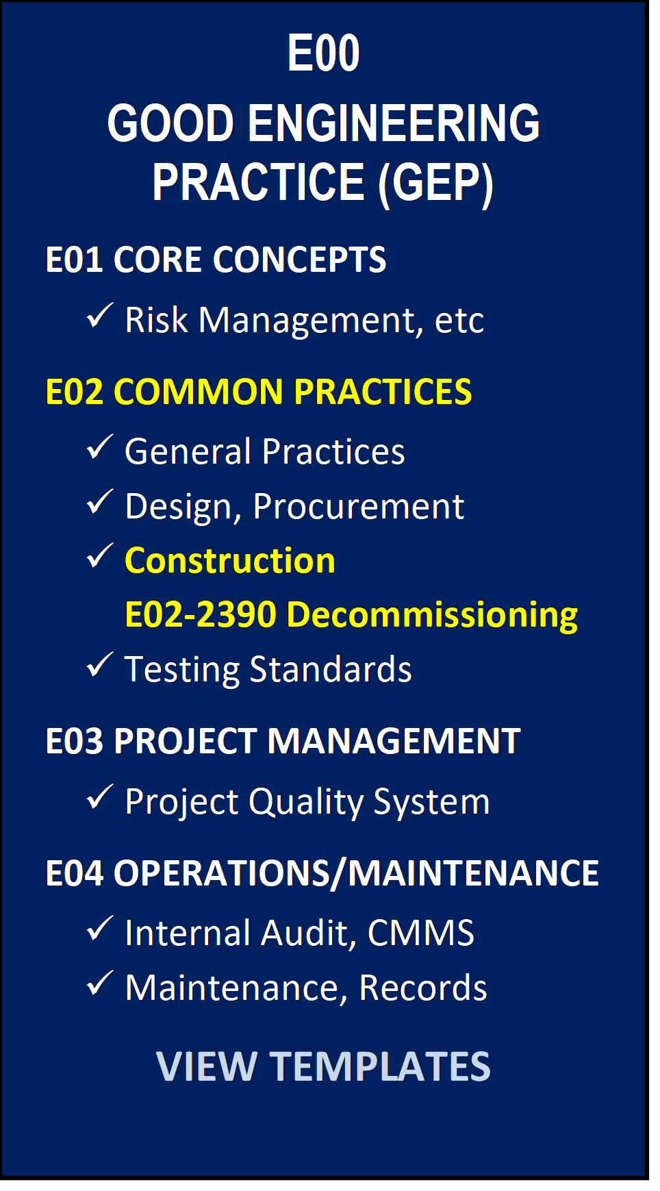 E02-2390_GEP-Facility-Equipment-Decommissioning Decommissioning of GMP Facility and Equipment