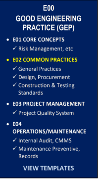 E02 COMMON PRACTICES & SYSTEMS